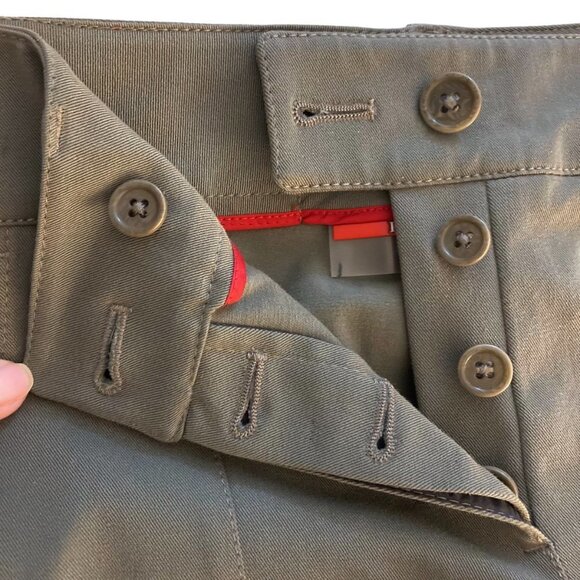 Vintage PRADA SPORT Army Green Straight Leg Utility Cargo Pants Y2K - Picture 5 of 12